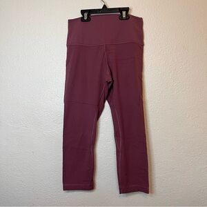 Lululemon Women’s Maroon Leggings Size 8